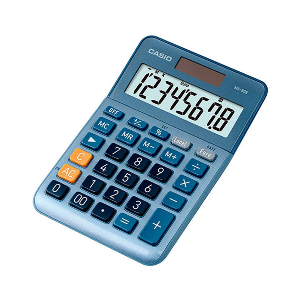 Bluepixel Equipamentos e Serviços Informáticos Lda | Calculadora de Mesa Casio MS80E 8 Dígitos - Ideal para Escritório Casio Secretária