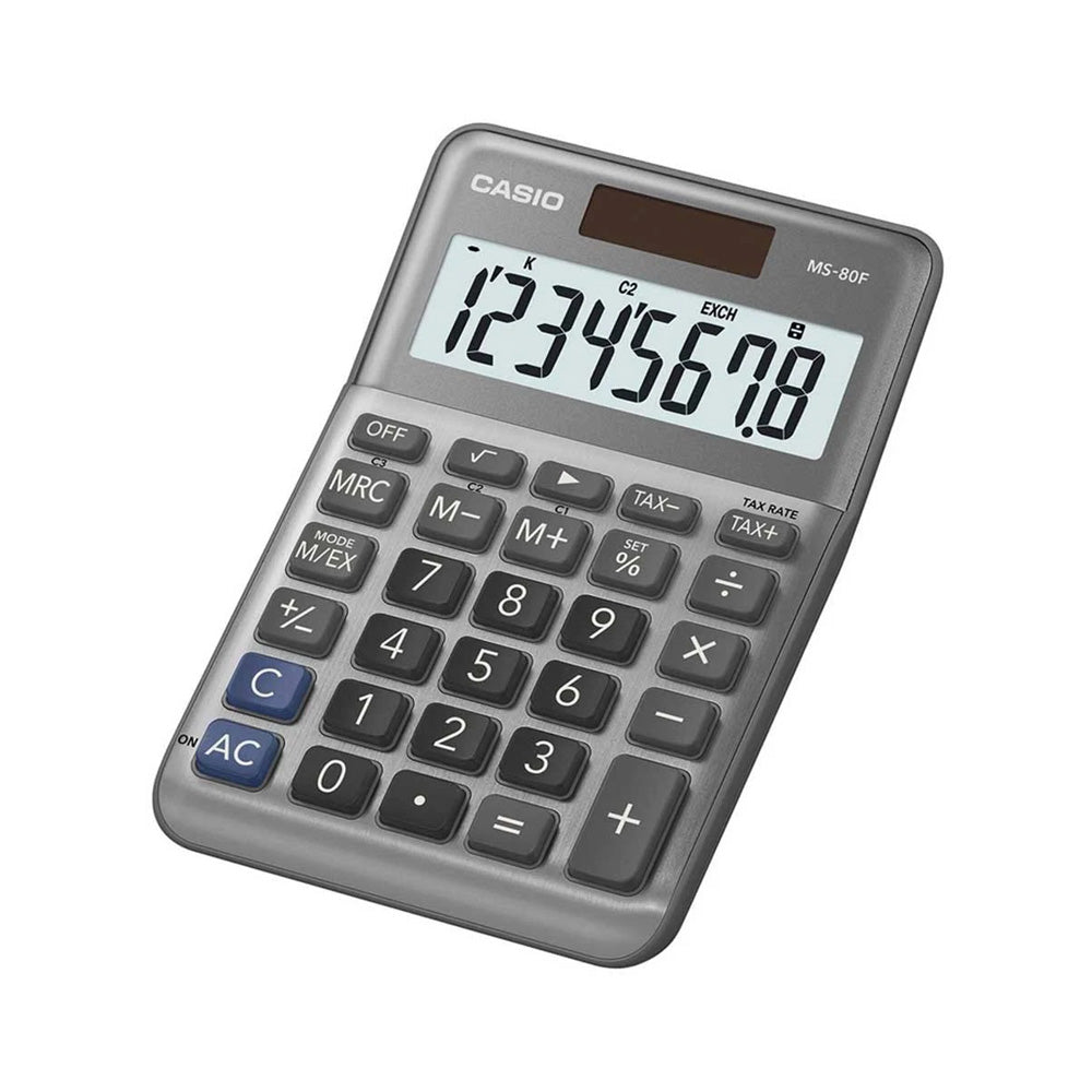 Bluepixel Equipamentos e Serviços Informáticos Lda | Calculadora Casio MS80F Compacta de 8 Dígitos para Escritório Casio Secretária