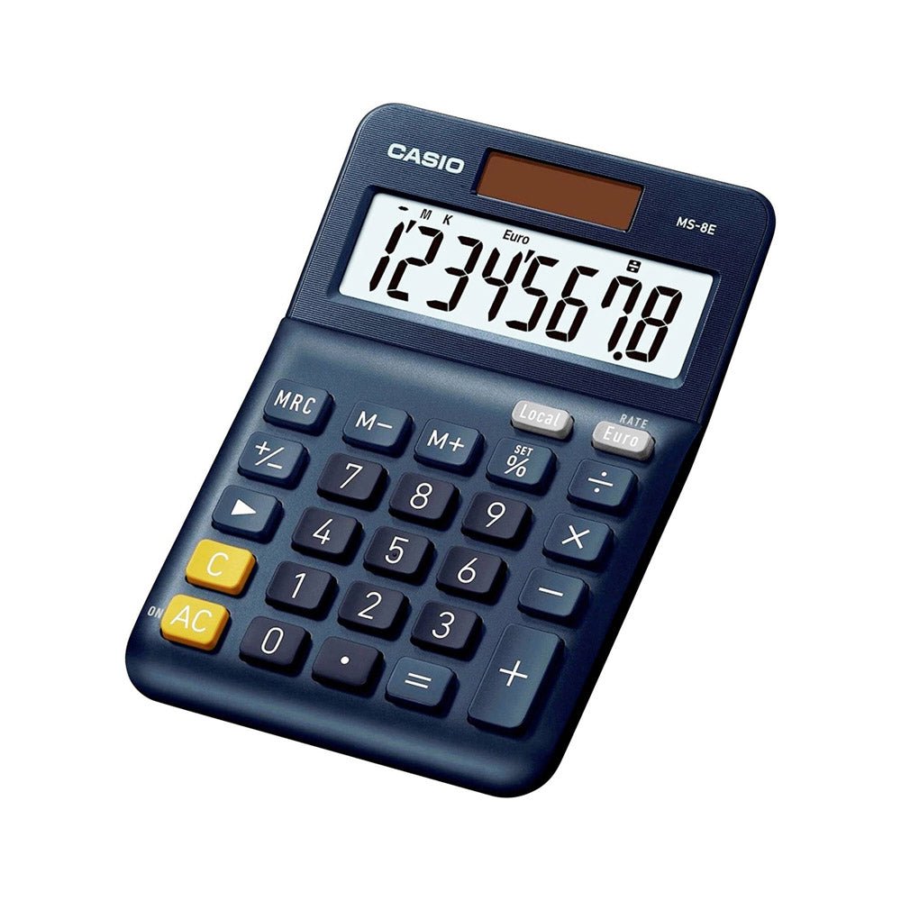 Bluepixel Equipamentos e Serviços Informáticos Lda | Calculadora de Mesa Casio MS8E 8 Dígitos - Precisão e Praticidade Casio Secretária