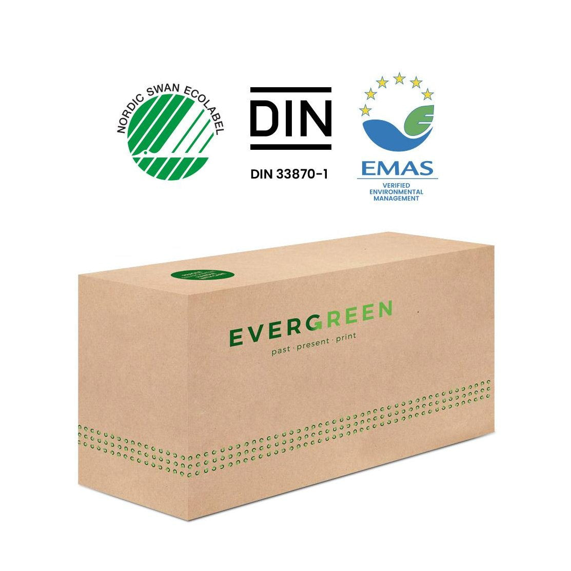 Toner Evergreen p/Brother TN-2510XL Preto 3000 Pág.