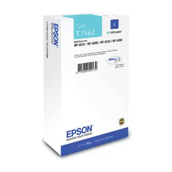 Tinteiro Epson T7562 Azul C13T756240 14ml 1500 Pág.