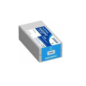 Tinteiro Epson SJIC22P Azul 32,5ml - Compatível para Impressoras