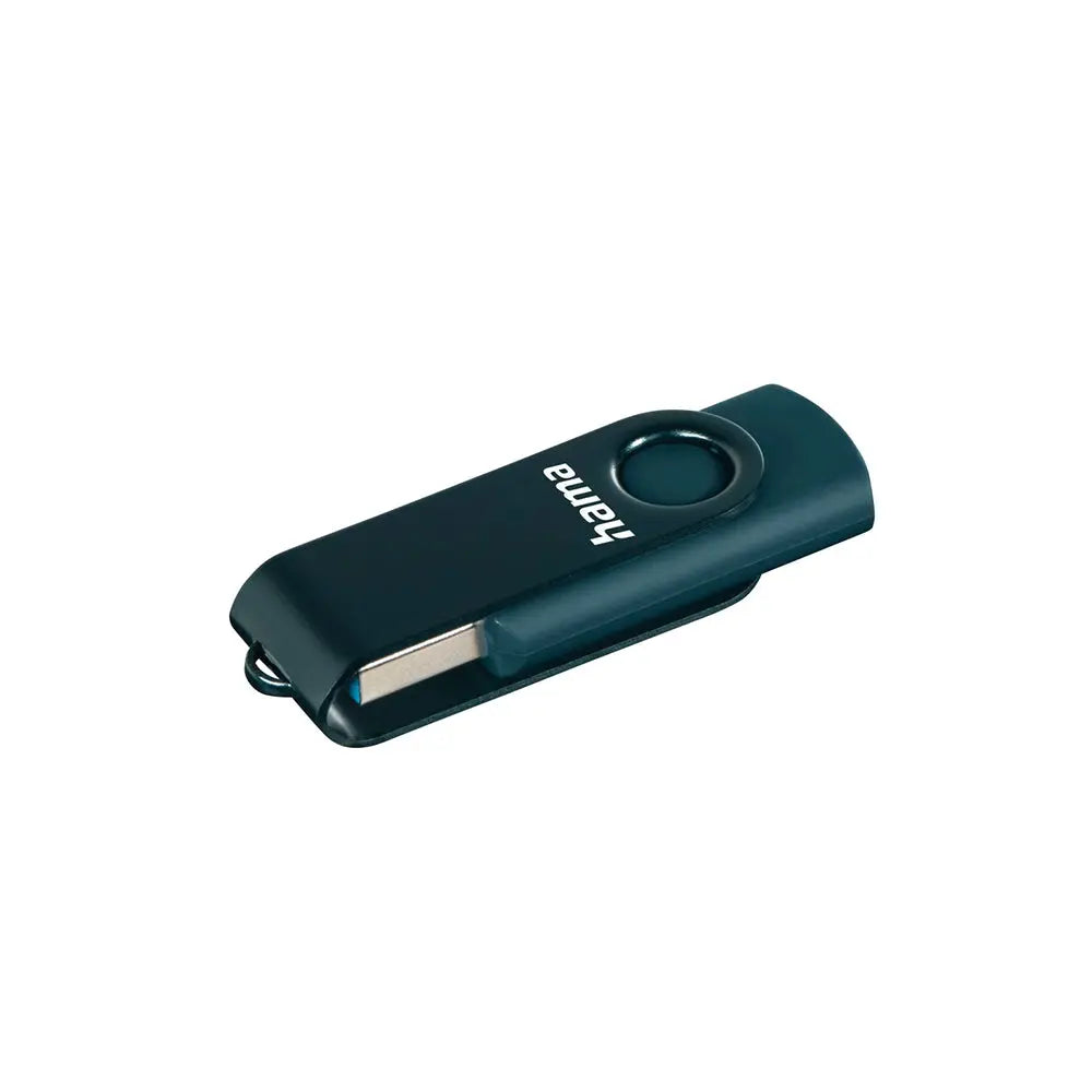 Pen Drive USB-A 3.0 128GB Hama Rotate Azul Petroleo
