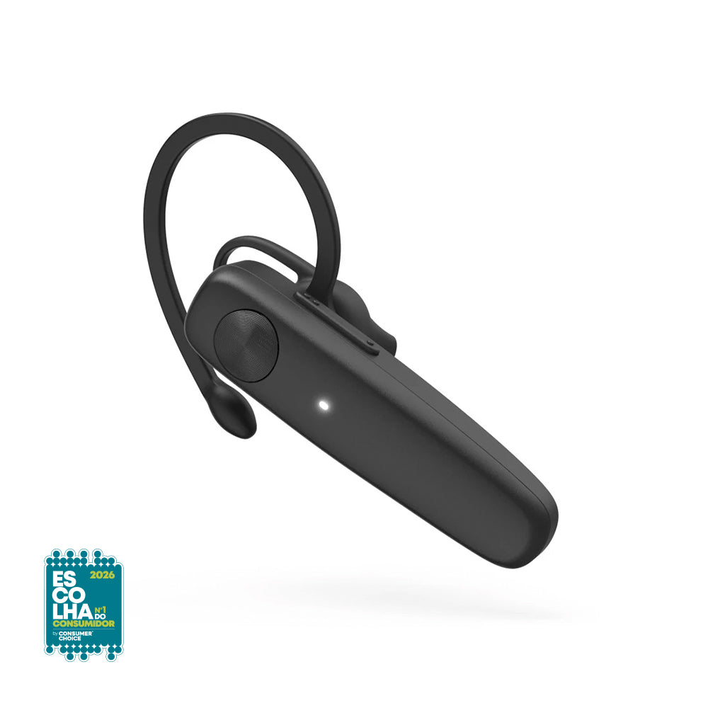 Auricular Bluetooth In Ear Mono MyVoice Essential Preto — Áudio Claro e Prático