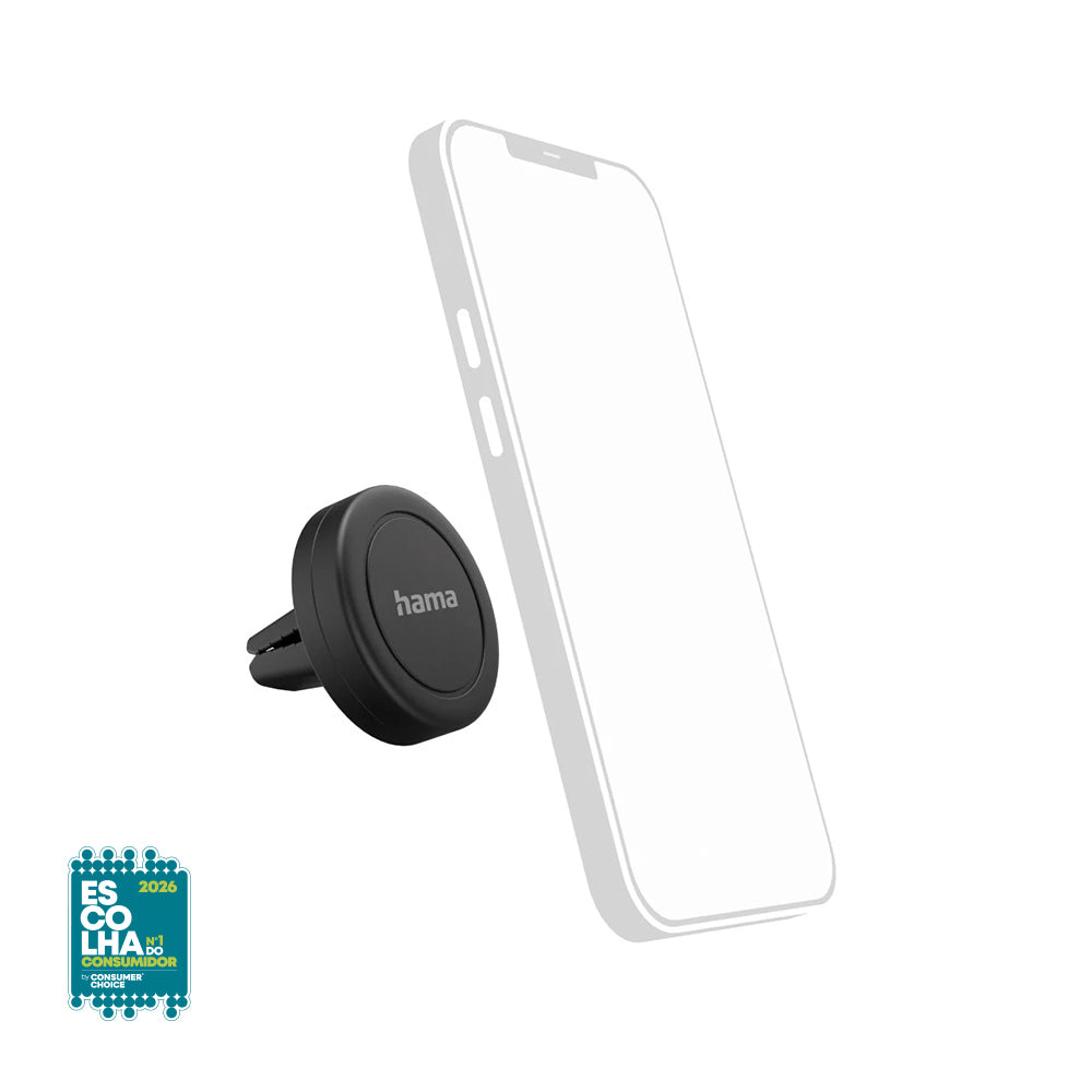 Suporte de Smartphone para Carro Magnético Preto
