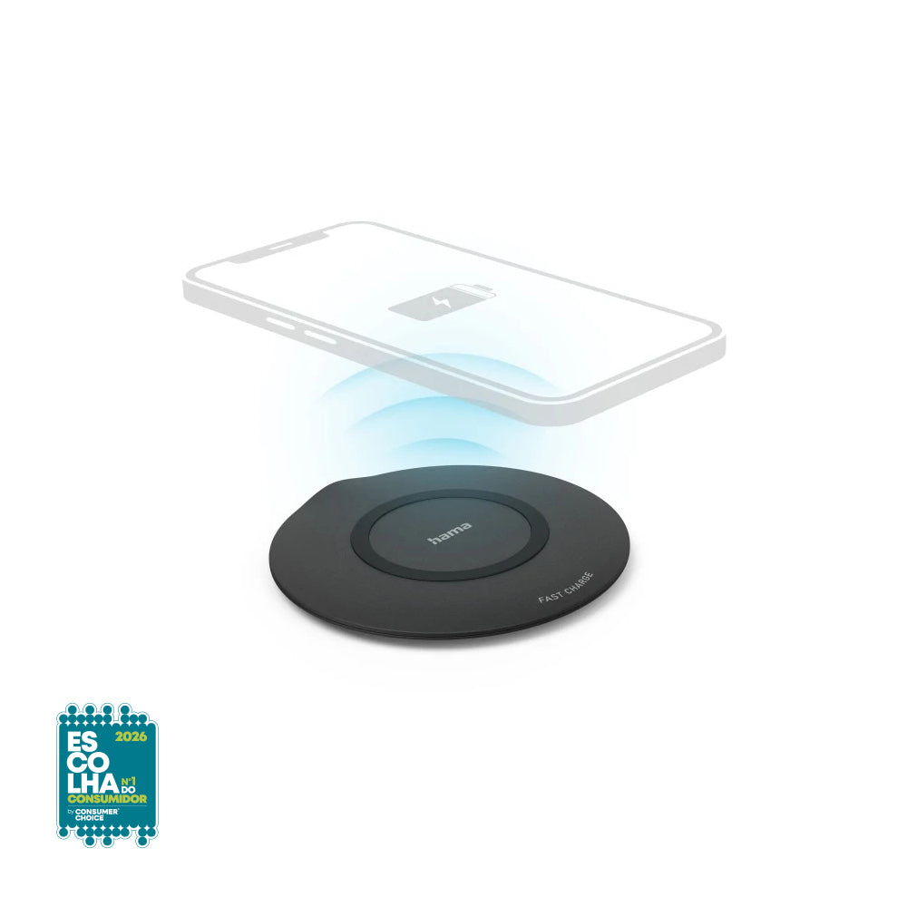 Carregador Wireless QI-FC15 15W Preto