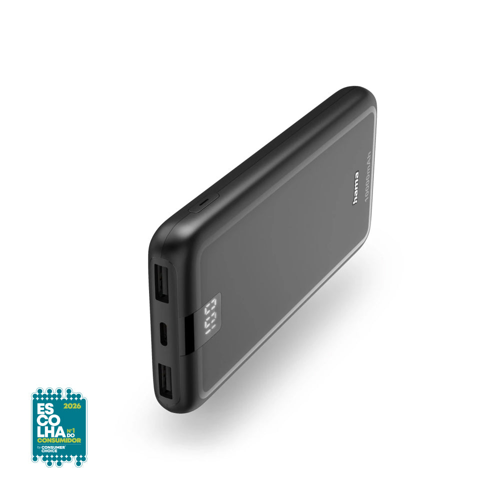 Powerbank 10000mAh PowerPack Performance 10kg Cinza - Carregador Portátil
