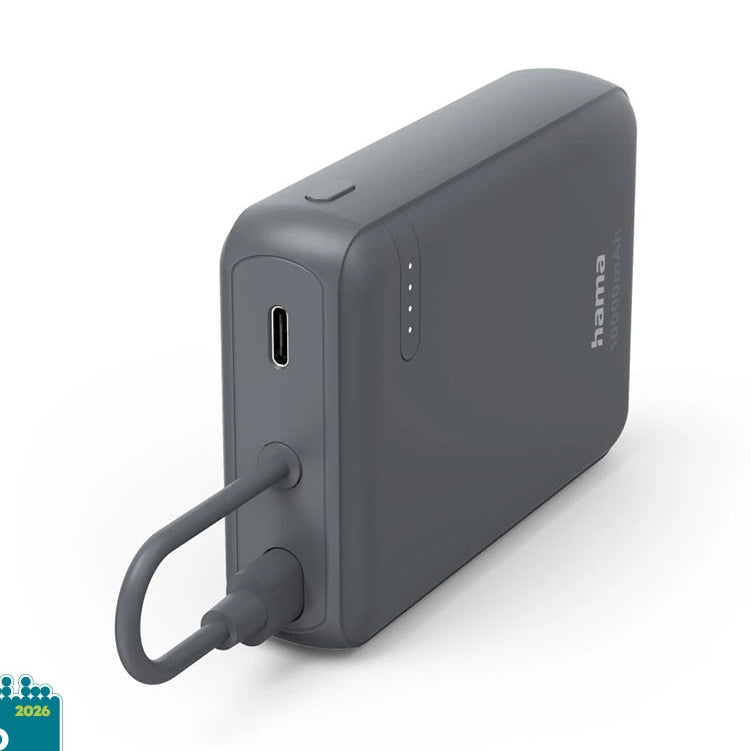 Powerbank 10000mAh PowerPack Travel Cinza