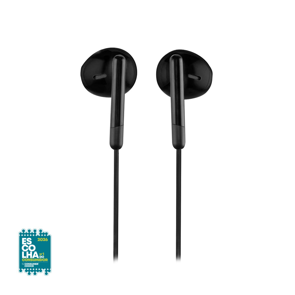 Auriculares USB-C Season II Preto | Som de Alta Qualidade