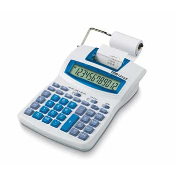 Bluepixel Equipamentos e Serviços Informáticos Lda | Calculadora de Mesa Ibico 1214X 12 Dígitos com Tinta Produtos de Escritório Ibico Secretária com Rolo