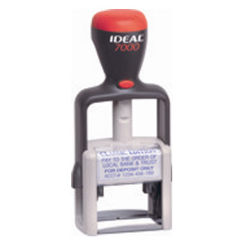 Bluepixel Equipamentos e Serviços Informáticos Lda | Carimbo Autotintável 54x25mm Ideal Mod 7000 | Precisão e Praticidade Ideal Carimbos