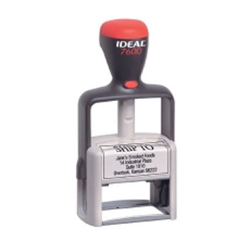 Carimbo 57x34mm Autotintavel Ideal Mod 7600