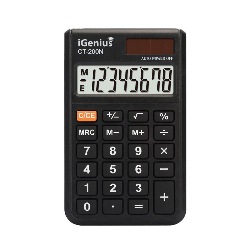 Bluepixel Equipamentos e Serviços Informáticos Lda | Calculadora de Bolso Igenius CT200N 8 Dígitos – Portátil e Precisa Igenius Bolso