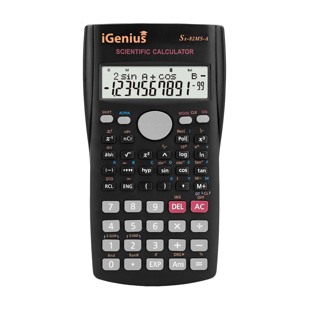 Bluepixel Equipamentos e Serviços Informáticos Lda | Calculadora Científica Igenius SX82MS com 240 Funções | Calculadora Avançada Igenius Científicas