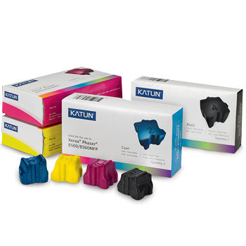 Pack Tinta Sólida Compatível Xerox Amarelo 3000 Pág. 3un
