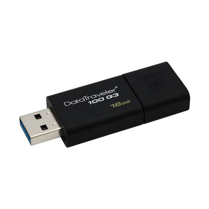 Pen Drive 16GB USB-A 3.0 DataTraveler 100 G3 Preto
