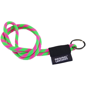 Bluepixel Equipamentos e Serviços Informáticos Lda | Fita Multiuso Pescoço Tube Long Verde/Rosa 8x47cm Original Lanyards Fitas