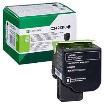 Toner LEXMARK Preto C242XK0 6000 Pág.