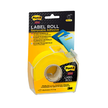Bluepixel Equipamentos e Serviços Informáticos Lda | Etiquetas em Rolo Post-it Amarelas 25,4mm x 17,7m — 1 unidade 3M Notas Aderentes Flag