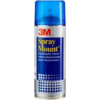 Bluepixel Equipamentos e Serviços Informáticos Lda | Cola Spray Mount Permanente Reposicionável 400ml | Ideal para Artes e Projetos 3M Colas