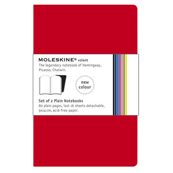 Bluepixel Equipamentos e Serviços Informáticos Lda | Volant de Bolso Pautado Moleskine Vermelho - 2 Unidades Moleskine Moleskine