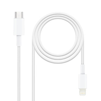 Cabo USB-C Macho para Lightning Macho 1m