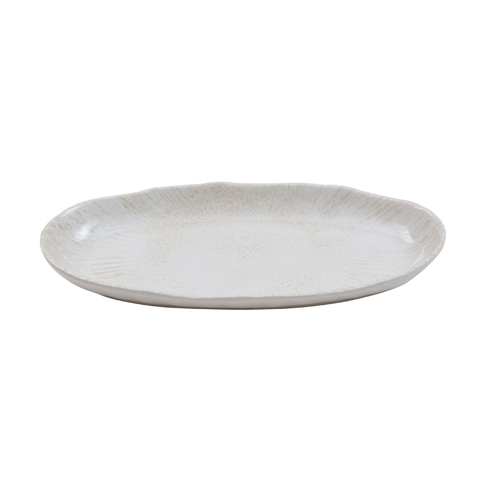 Prato 25.4x13x2.9cm Melamina Oval AURORA BRILLO 1un