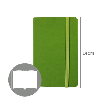Bluepixel Equipamentos e Serviços Informáticos Lda | Bloco de Notas Semi Pele Verde 14x9cm — 116 folhas SmartD Blocos Capa Dura