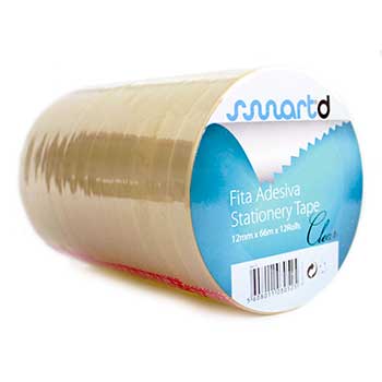 Bluepixel Equipamentos e Serviços Informáticos Lda | Fita Adesiva Transparente 12mm x 66m – Ideal para Embalagem SmartD Fitas