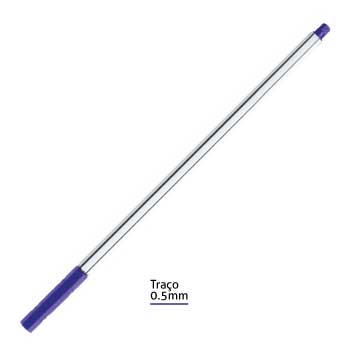 Marcador Fino SmartD Fineliner 0,5mm Azul 12un