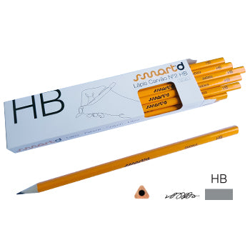 Bluepixel Equipamentos e Serviços Informáticos Lda | Lápis Grafite 2HB Triangular SmartD – Caixa com 12 unidades SmartD Lápis