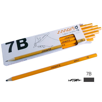 Bluepixel Equipamentos e Serviços Informáticos Lda | Lápis Grafite 7B SmartD, Caixa com 12 Unidades SmartD Lápis