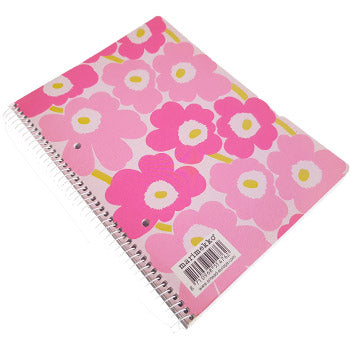Bluepixel Equipamentos e Serviços Informáticos Lda | Caderno Espiral A5 Quadriculado Rosa Marimekko 80 Folhas Smead Cadernos Espiral
