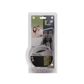 Cabo Profissional USB-A 2.0 Macho / Macho 2,5m