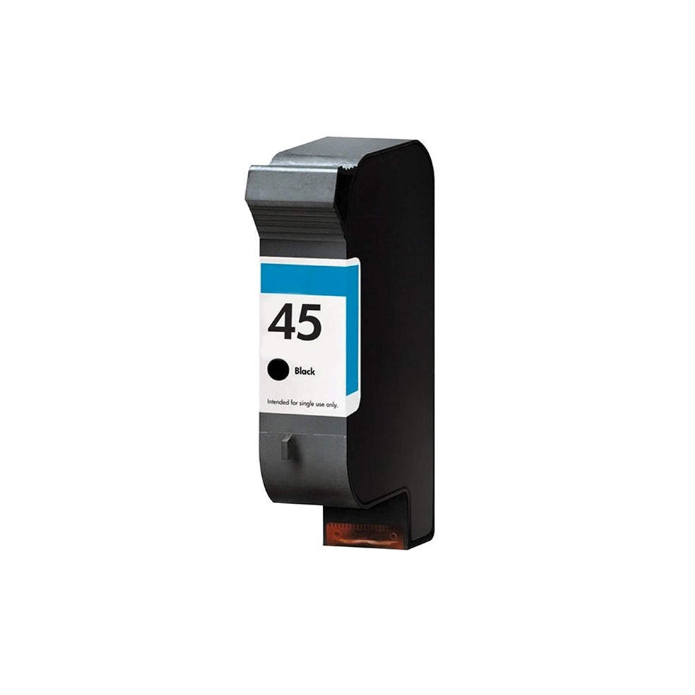 Tinteiro Compatível HP 45 Preto 51645A 833 Pág.