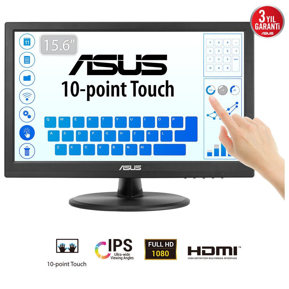 Monitor Touch ASUS VT169HE 15,6" IPS FHD 60Hz