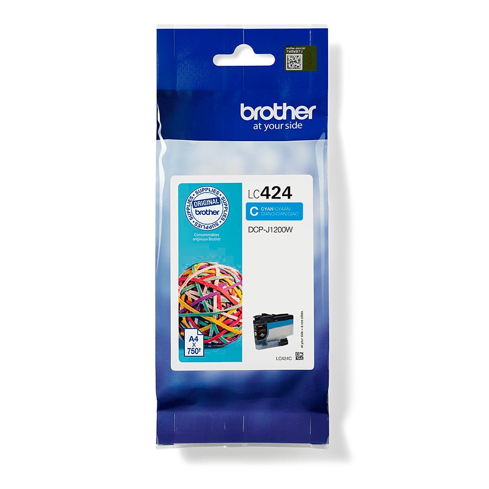 Tinta Brother LC424C para Mini19 e Biz-SL | Alta Qualidade Brother