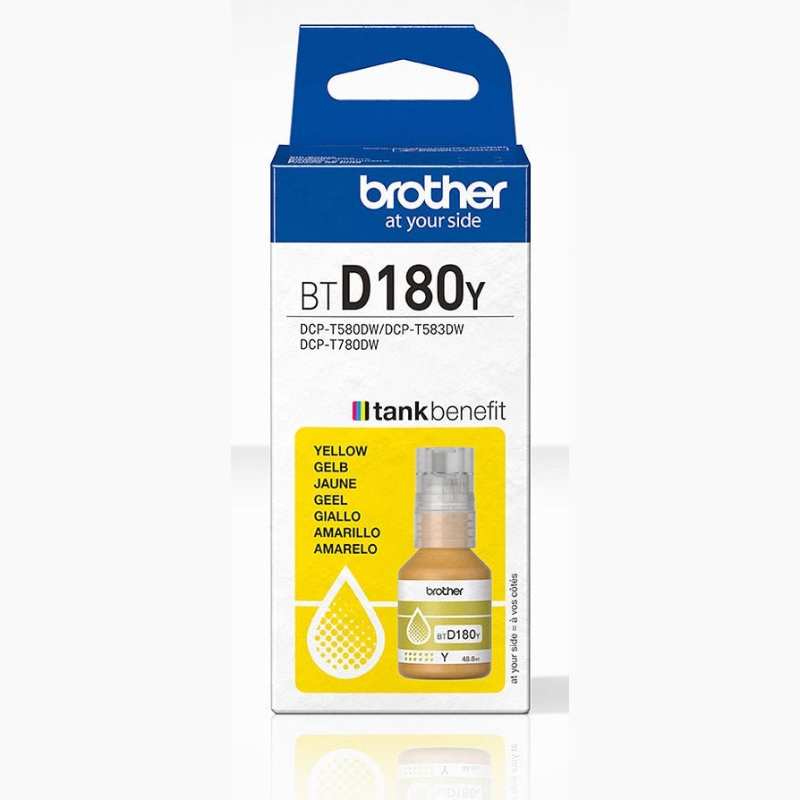 Tinta Amarela Brother com 5.000 páginas - Alta Durabilidade