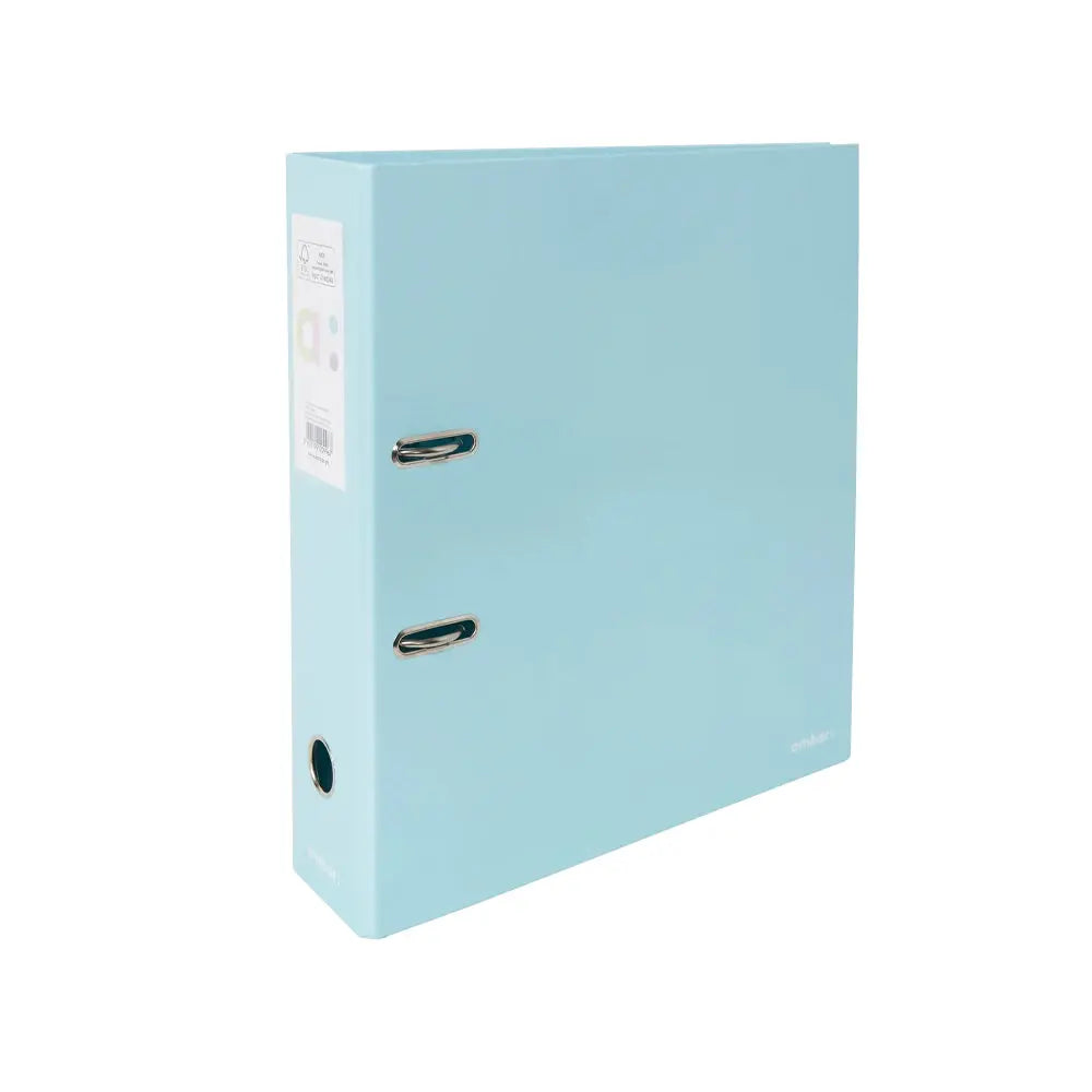 Pasta de arquivo Ambar Classroom Mates com rado azul, material resistente, organização eficiente para documentos de escritório.
