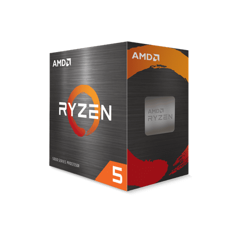 Processador AMD Ryzen 5 5600X para desktop com cooler incluso, 6 núcleos e 12 threads, compatível com soquete AM4.