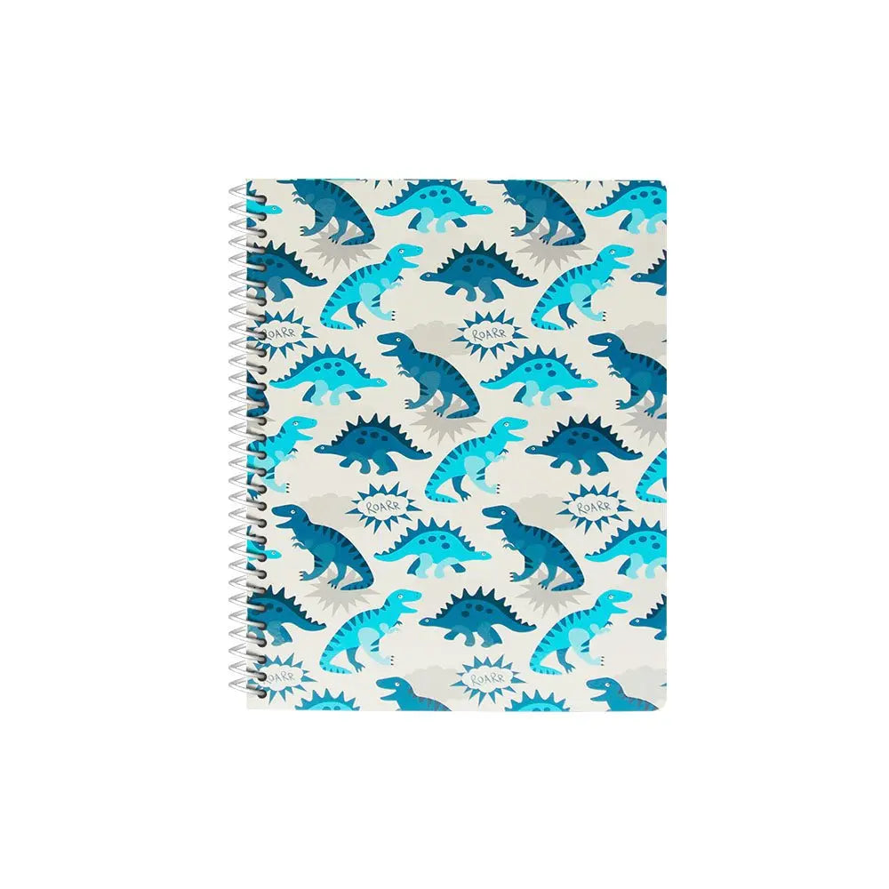 Caderno espiral A5 pautado da marca Ancor com 80 folhas, ideal para estudos e anotações.