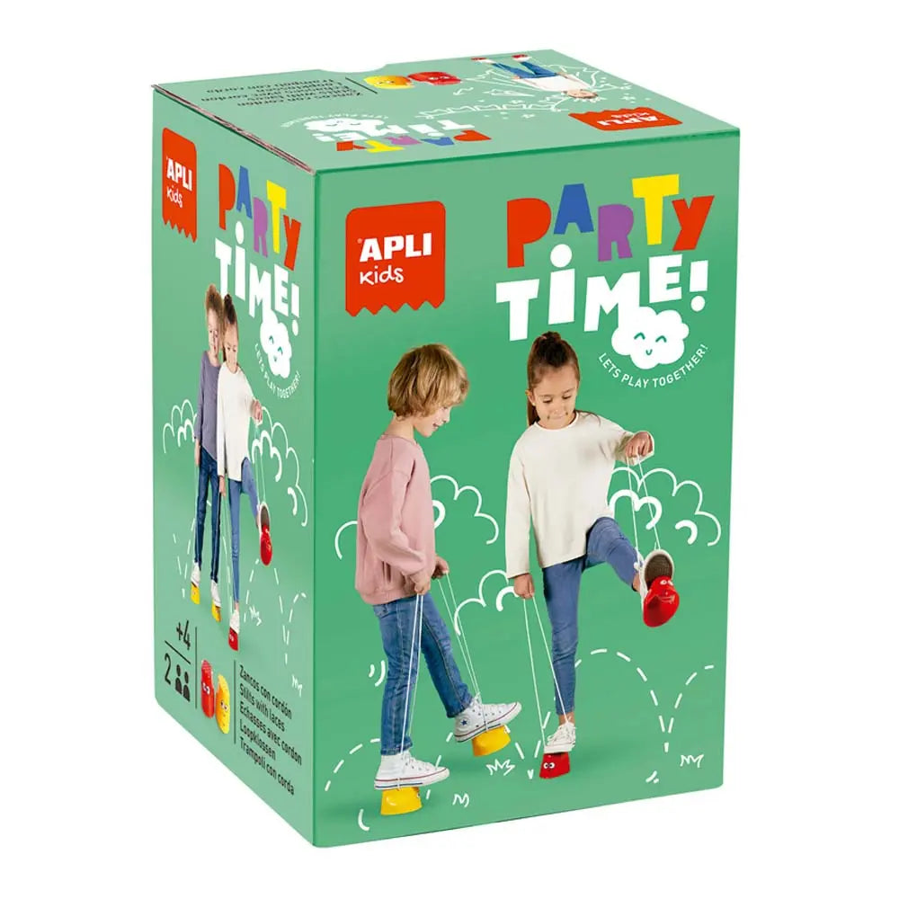 Jogo Party Time Palafitas com Corda Apli Kids, brinquedo de entretenimento infantil com corda para diversão segura ao ar livre