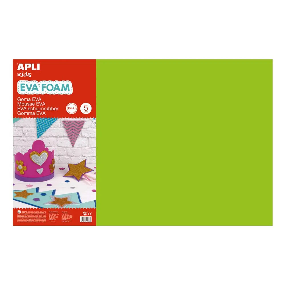 Bluepixel Equipamentos e Serviços Informáticos Lda | Placa de Cor Musgami Verde Claro 40x60cm 2mm - Ideal para Decoração Apli Musgami