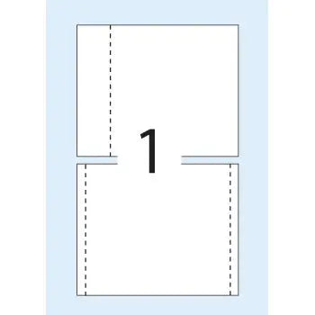 Etiquetas Arkwright para caixas de CDs, frente e verso, 50 folhas A4, etiquetas adesivas para organização de CDs.
