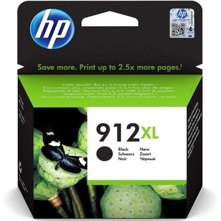 Cartucho HP 912XL Preto de Alta Capacidade | Tinta de Alta Performance