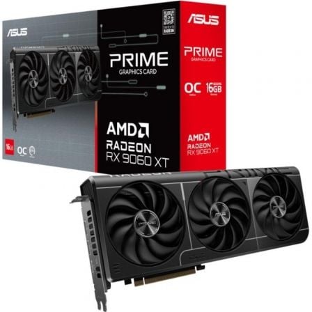 ASUS Prime Radeon RX 9060 XT OC 16GB GDDR6 - Placa de Vídeo PCIe 5.0