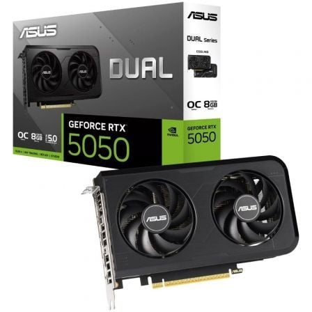 ASUS DUAL Geforce RTX 5050 OC 8GB GDDR6 – Placa de Vídeo para Jogos
