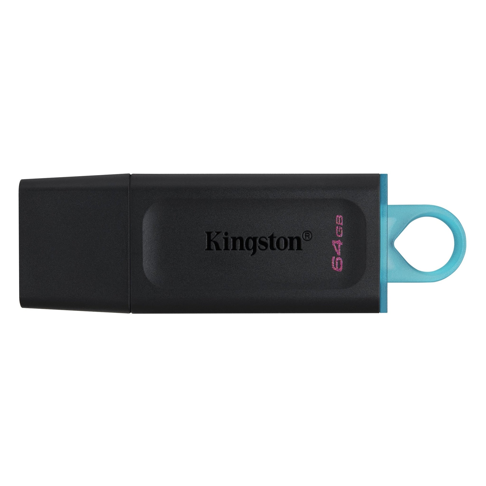 Pendrive Kingston 64GB USB 3.2 Gen 1 DataTraveler Exodia Preto e Azul Kingston