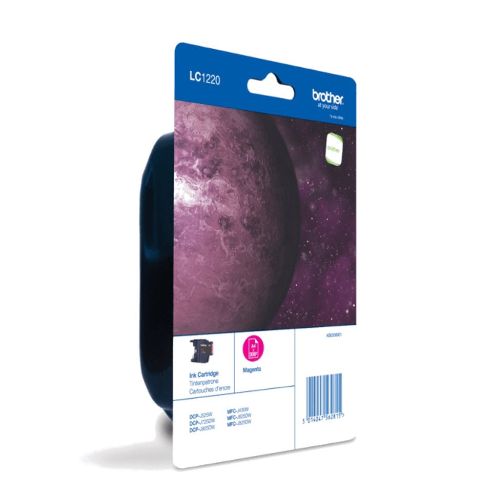 Cartucho de Tinta Magenta Brother LC-1220 – Capacidade para 300 páginas Brother