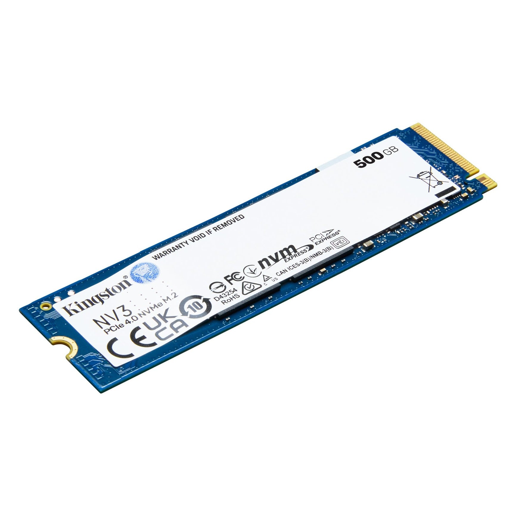 KINGSTON 500GB NV3 M.2 2280 PCIe 4.0 NVMe SSD